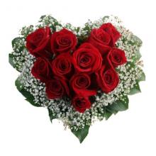 Valentine Heart Shaped Bouquet