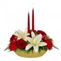 Bright Holiday Wishes Centerpiece