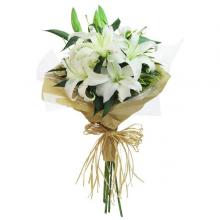 White lilies bouquet