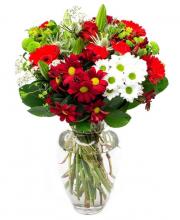Red Flowers in a vase